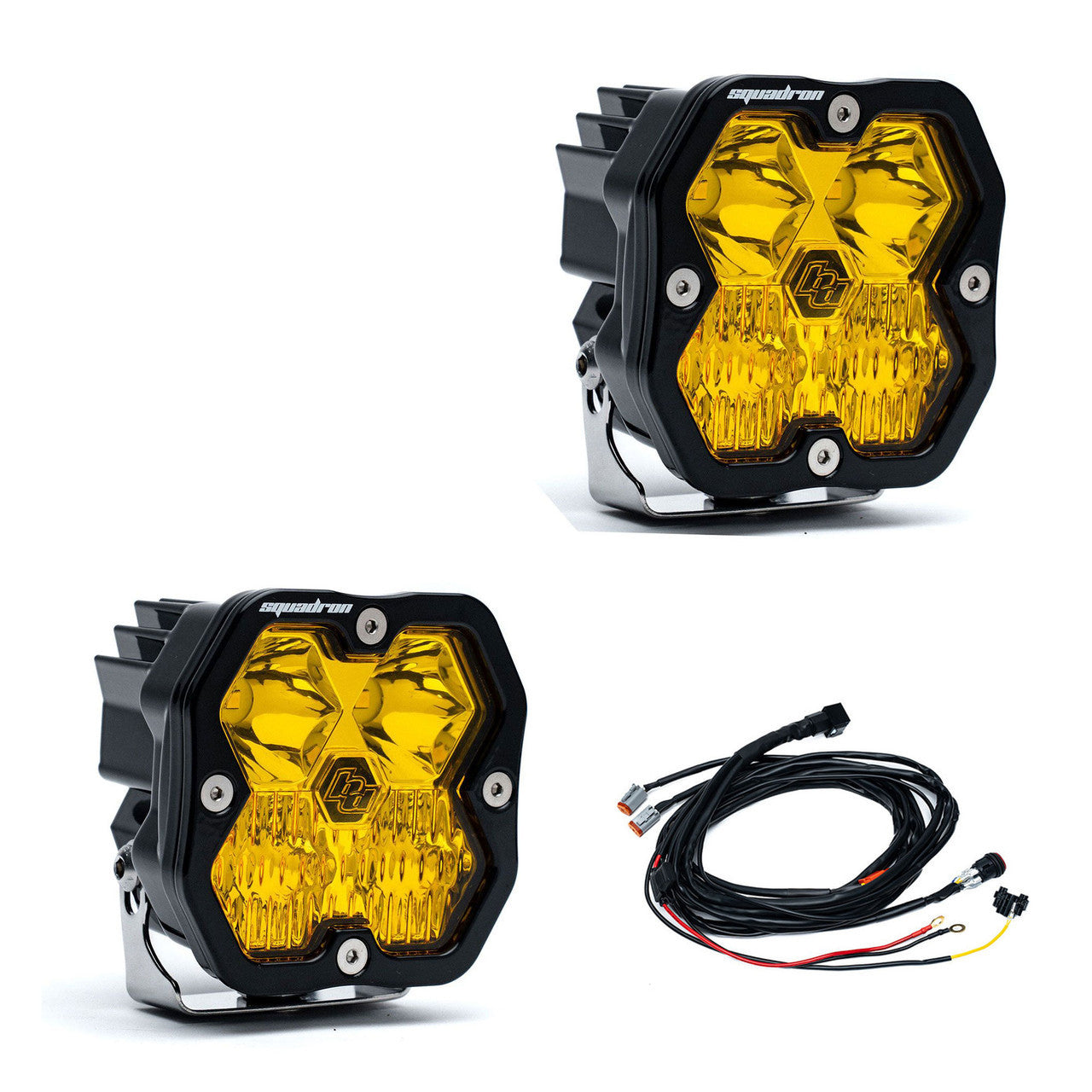 Baja Design Squadron 2.0 Sport Black LED Auxiliary Light Pod Pair - Universal