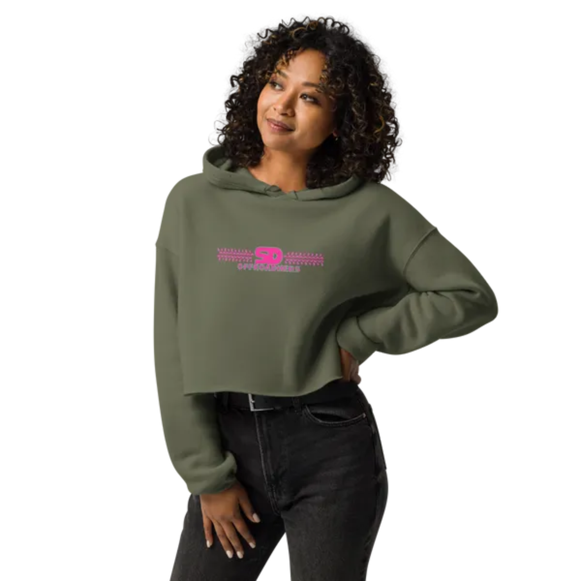 San Diego Offroadhers Crop Hoodie