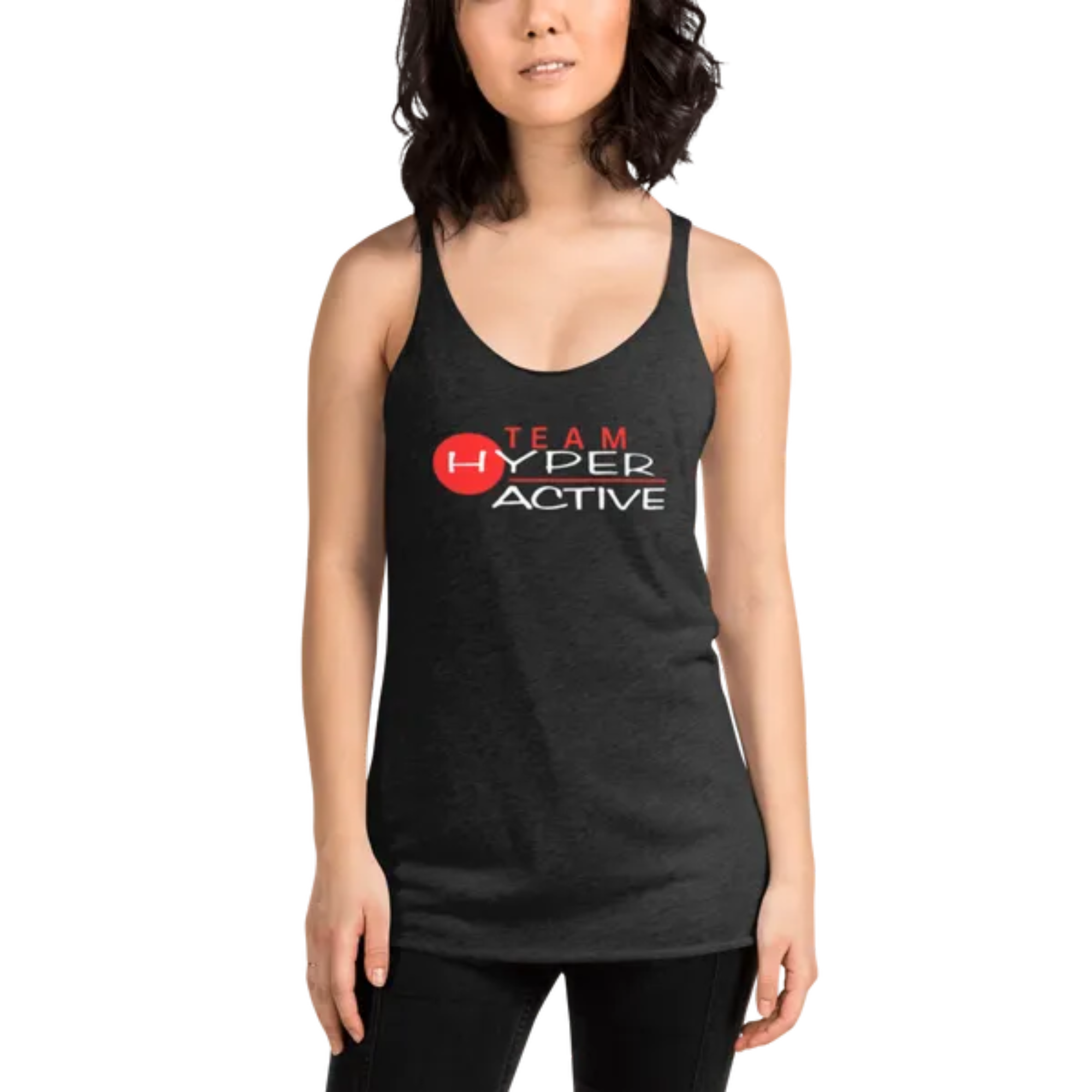 Team Hyper Active Women's raceback tank top