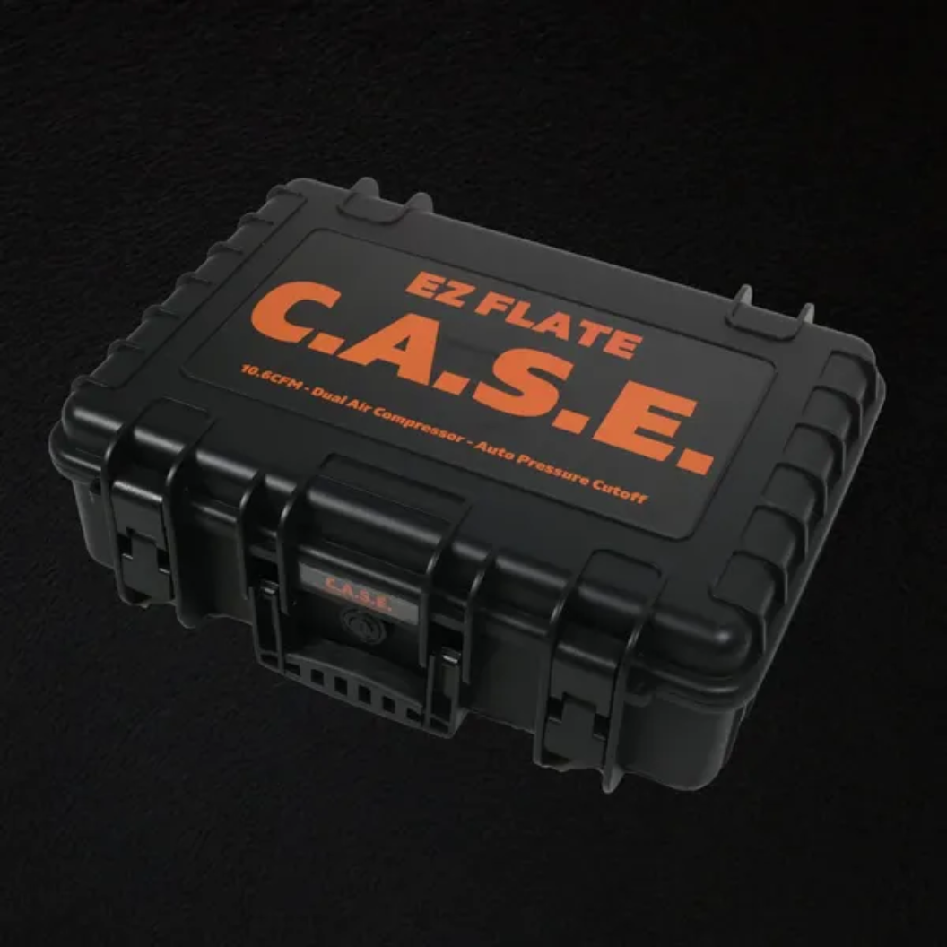 EZ FLATE C.A.S.E. - 10.6 CFM Portable Dual Air Compressor