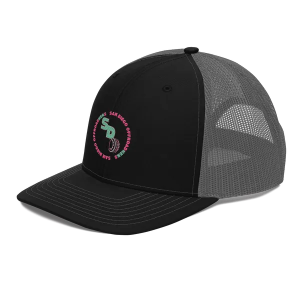 San Diego Offroadhers Trucker hat (pink/green logo)