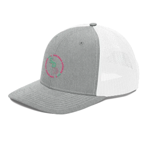 San Diego Offroadhers Trucker hat (pink/green logo)
