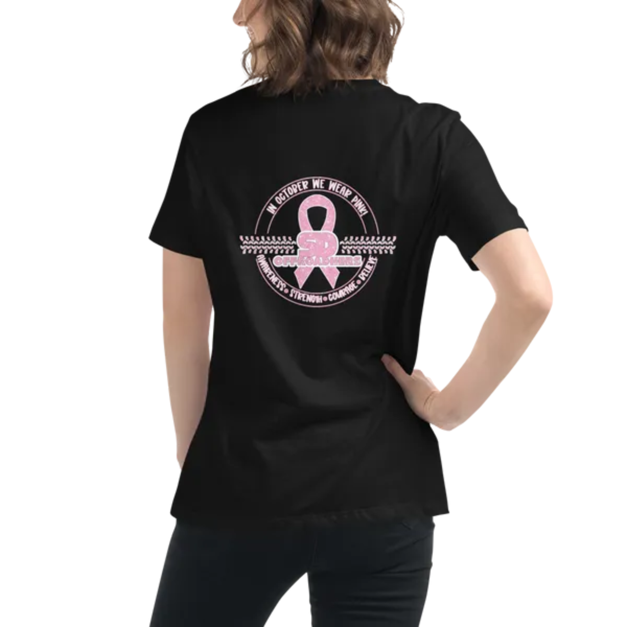 San Diego Offroadhers Breast Cancer awareness T-Shirt