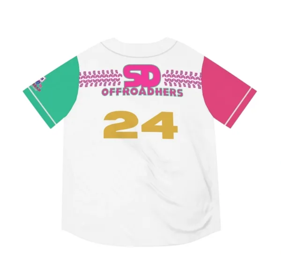 San Diego Offroadhers Baseball Jersey