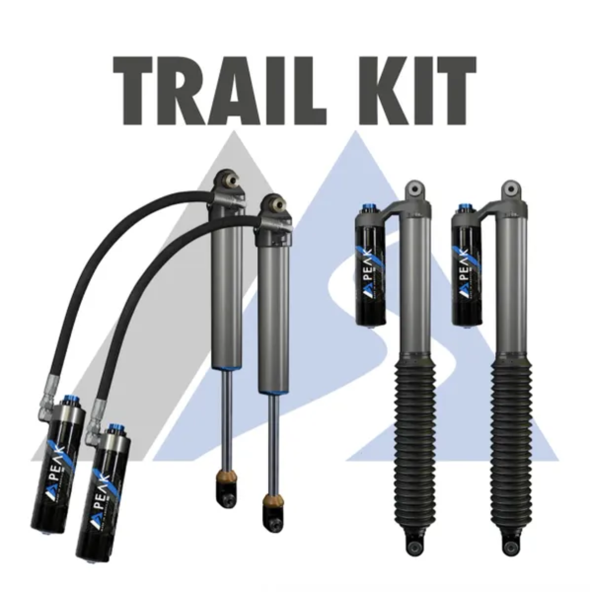 Peak Suspension 2.5″ DSC Shocks Trail Kit | 18+ Jeep Wranger JL (2-4″ lift)