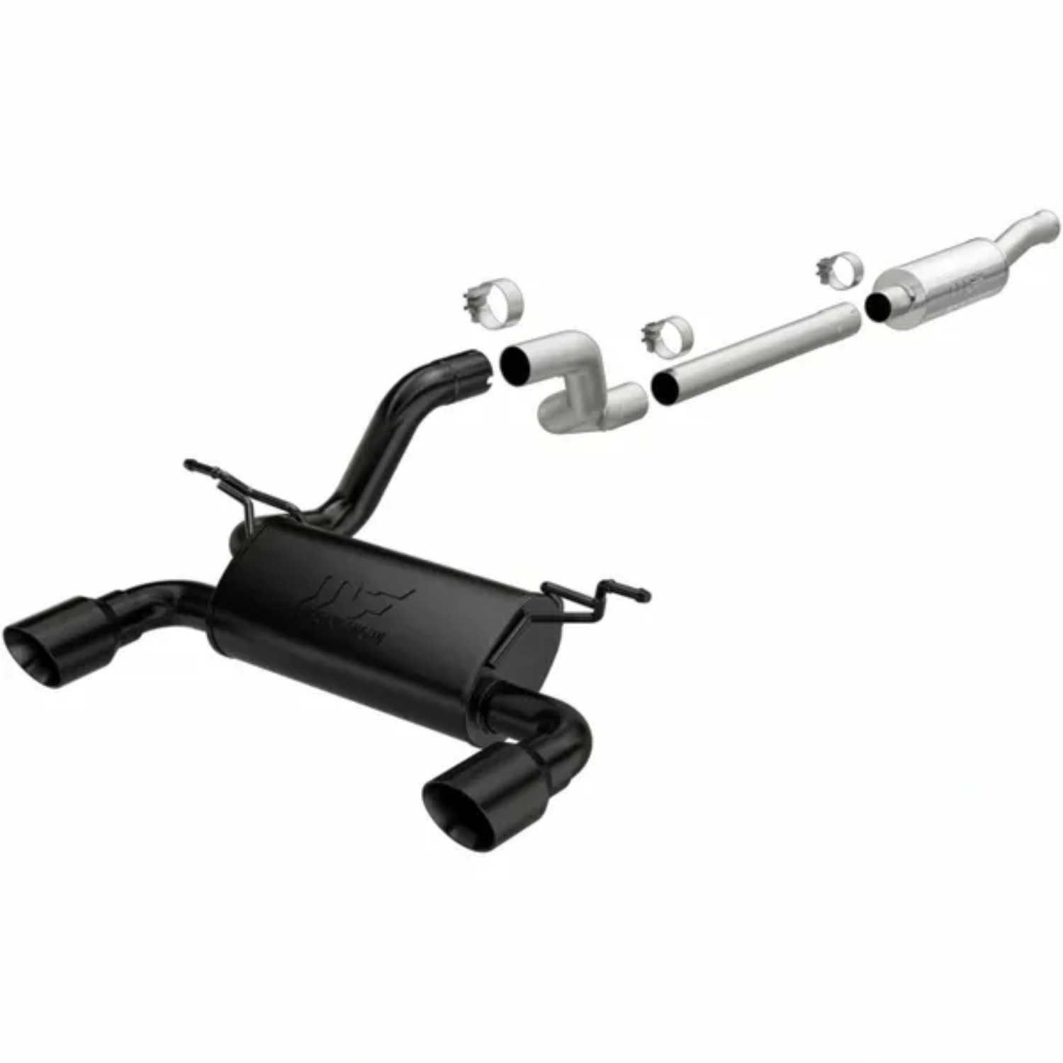 MagnaFlow 2018-2025 Jeep Wrangler Street Series Cat-Back Performance Exhaust System (4door)(3.6L)