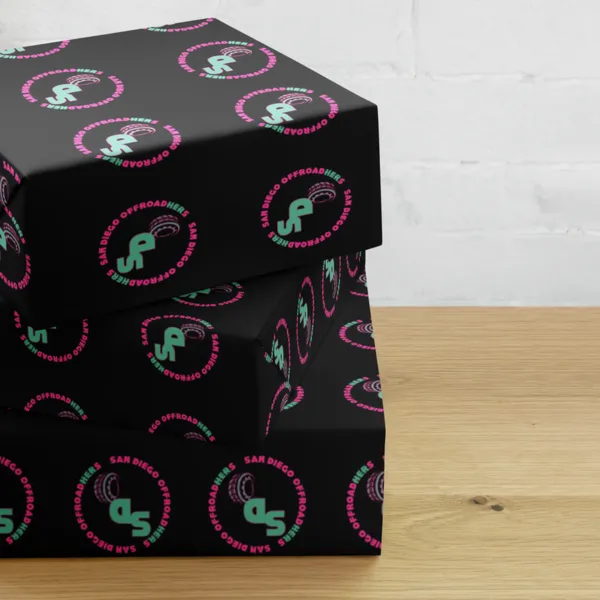 San Diego Offroadhers wrapping paper