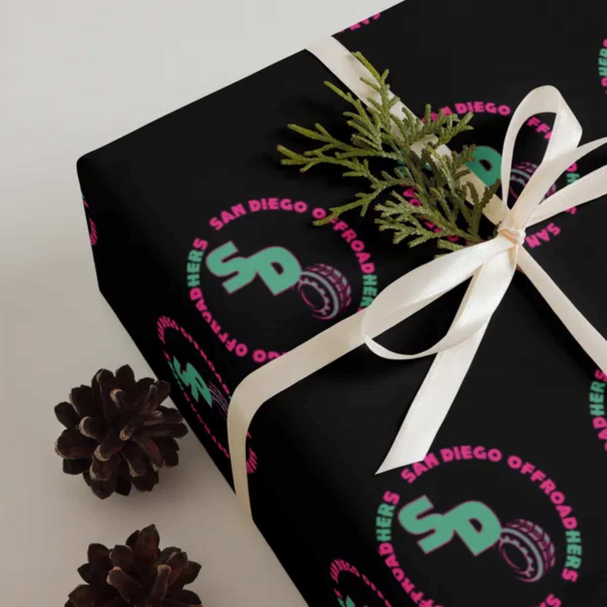 San Diego Offroadhers wrapping paper