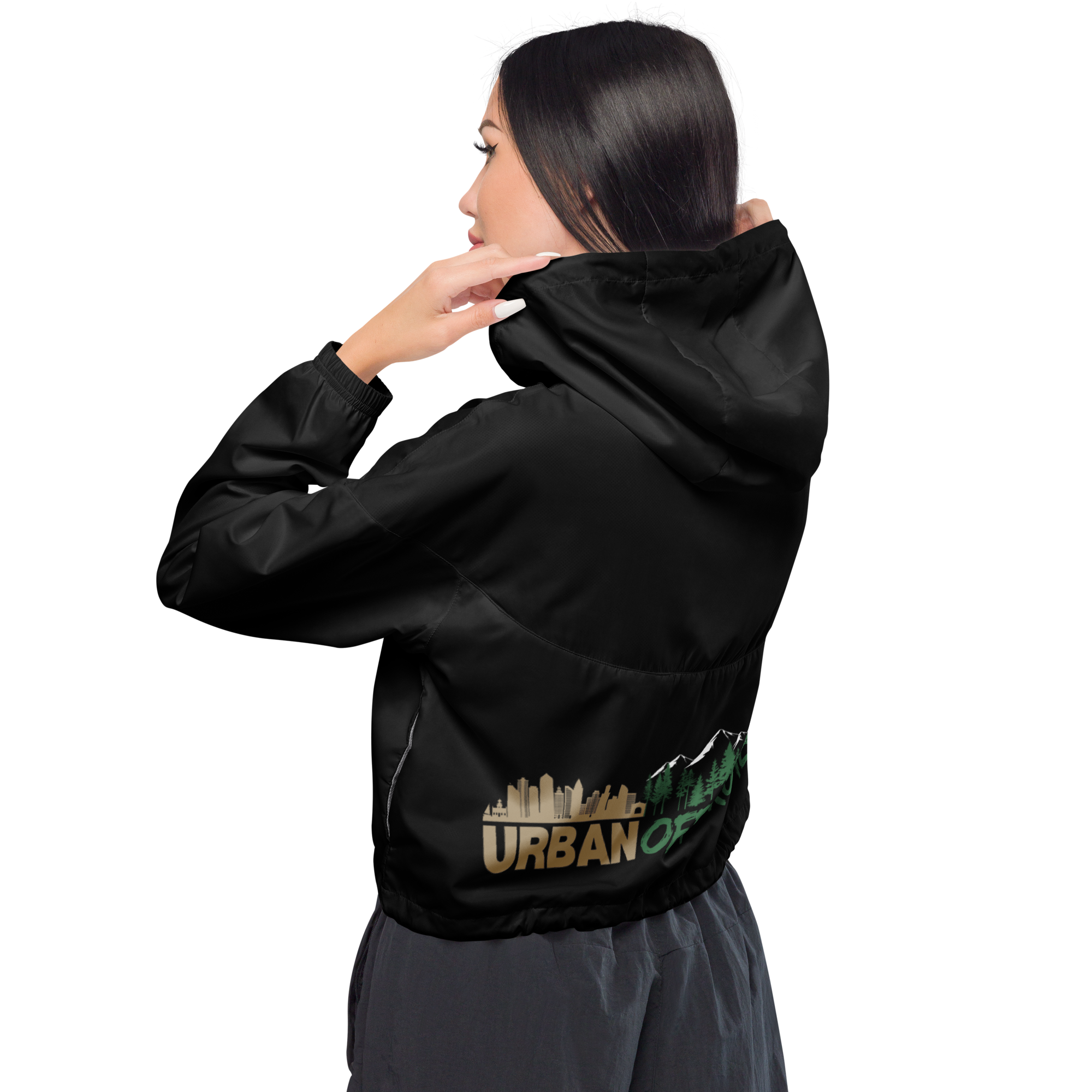 Urban Off-road women's cropped windbreaker